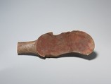 Decorated spoon, Faience