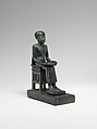 Statue of Seated Imhotep - Ptolemaic Period - The Met