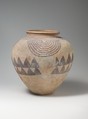Jar with Motifs of Plants and Water, Pottery, paint (Decorated ware)