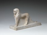 Tutu, limestone, pigment inlay; missing inlay