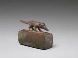 Coffin for a mummified shrewmouse, Bronze or copper alloy