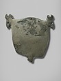 Palette with antelope heads and a turtle, Greywacke