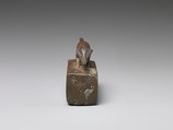 Coffin for a mummified shrewmouse, Bronze or copper alloy