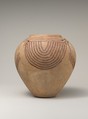 Decorated ware jar depicting boats, Pottery, paint
