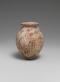 Spouted vessel in decorated ware, Pottery, paint
