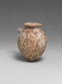 Spouted vessel in decorated ware, Pottery, paint