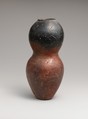 Black-topped red ware jar, Pottery, paint