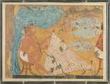 Man Making a Net, Tomb of Ipuy, Norman de Garis Davies, Tempera on paper