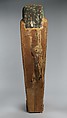 Coffin of Nesmin, Plastered, painted, and gilded wood