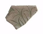 Tile, marsh scene, Polychrome faience