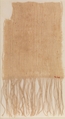 Sample of Fringed Cloth, Linen