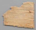 Corner of a pleated linen sheet of queen Neferu, Linen