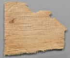 Corner of a pleated linen sheet of queen Neferu, Linen