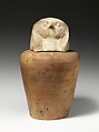 Canopic jar of Tetinakht: Qebesenuef, Pottery, Marl A4