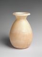 Jar, piriform, Travertine (Egyptian alabaster)