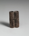 Kohl Tube, double, Wood, bronze or copper alloy