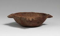Canaanite-Type Dish with Ram Protomes, Wood