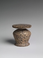 Kohl jar with lid, Serpentinite