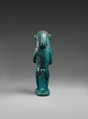 Standing Monkey Amulet, Faience