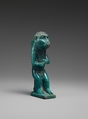 Standing Monkey Amulet, Faience