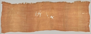Red-Dyed Length of Linen, Linen, hematite