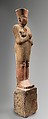 Statue of Nebhepetre Mentuhotep II in the Jubilee Garment, Sandstone, paint