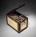 Cosmetic Box of the Royal Butler Kemeni, Cedar, with ebony and ivory veneer and silver mounts