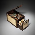 Cosmetic Box of the Royal Butler Kemeni, Cedar, with ebony and ivory veneer and silver mounts