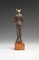 Bastet, Leaded bronze, precious metal and black bronze inlays