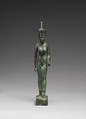 Statuette of the goddess Neith, Cupreous metal