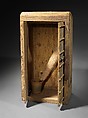 Anubis Fetish (Imiut), Travertine (Egyptian alabaster), cedar, ointment
