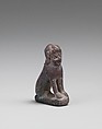 Human-headed cat, Faience