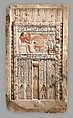 False Door of the Royal Sealer Neferiu, Limestone, paint