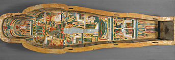 Box of an Anthropoid Coffin, Wood, paint