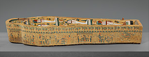Box of an Anthropoid Coffin, Wood, paint