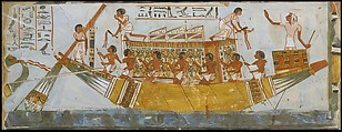 Journey to Abydos, Tomb of Pairy, Charles K. Wilkinson, Tempera on paper