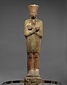 Statue of Nebhepetre Mentuhotep II in the Jubilee Garment, Sandstone, paint