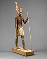 Guardian Figure, Cedar wood, plaster, paint