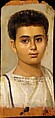 Portrait of the Boy Eutyches, Encaustic on wood