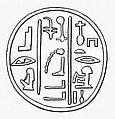 Funerary Cone the Cup-Bearer Neferperet, Pottery