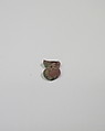 Mold-pressed amulet or fragment, Glass