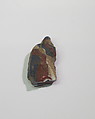Mold-pressed amulet or fragment, Glass