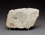 Artist's Sketches of  Senenmut, sketch of small rodent on opposite sie, Limestone, ink