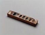 Palette for painting of Vizier Amenemopet, Wood, pigments