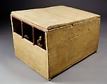 Model of a Slaughter House, Wood, paint, plaster