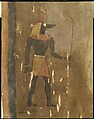 Shroud of a Woman Wearing a Fringed Tunic, Linen, paint (tempera)