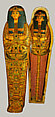 Coffin Set of the Chantress of Amun-Re Henettawy, Wood, gesso, paint, varnish