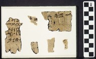 Heqanakht Papyrus Fragments, Papyrus, ink