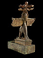 Polymorphic statuette of Horus the Elder with the face of a Bes-image, Metal - Cupreous alloy

Metal - Gold