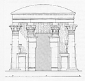 Composite Papyrus Capital, Sandstone, paint